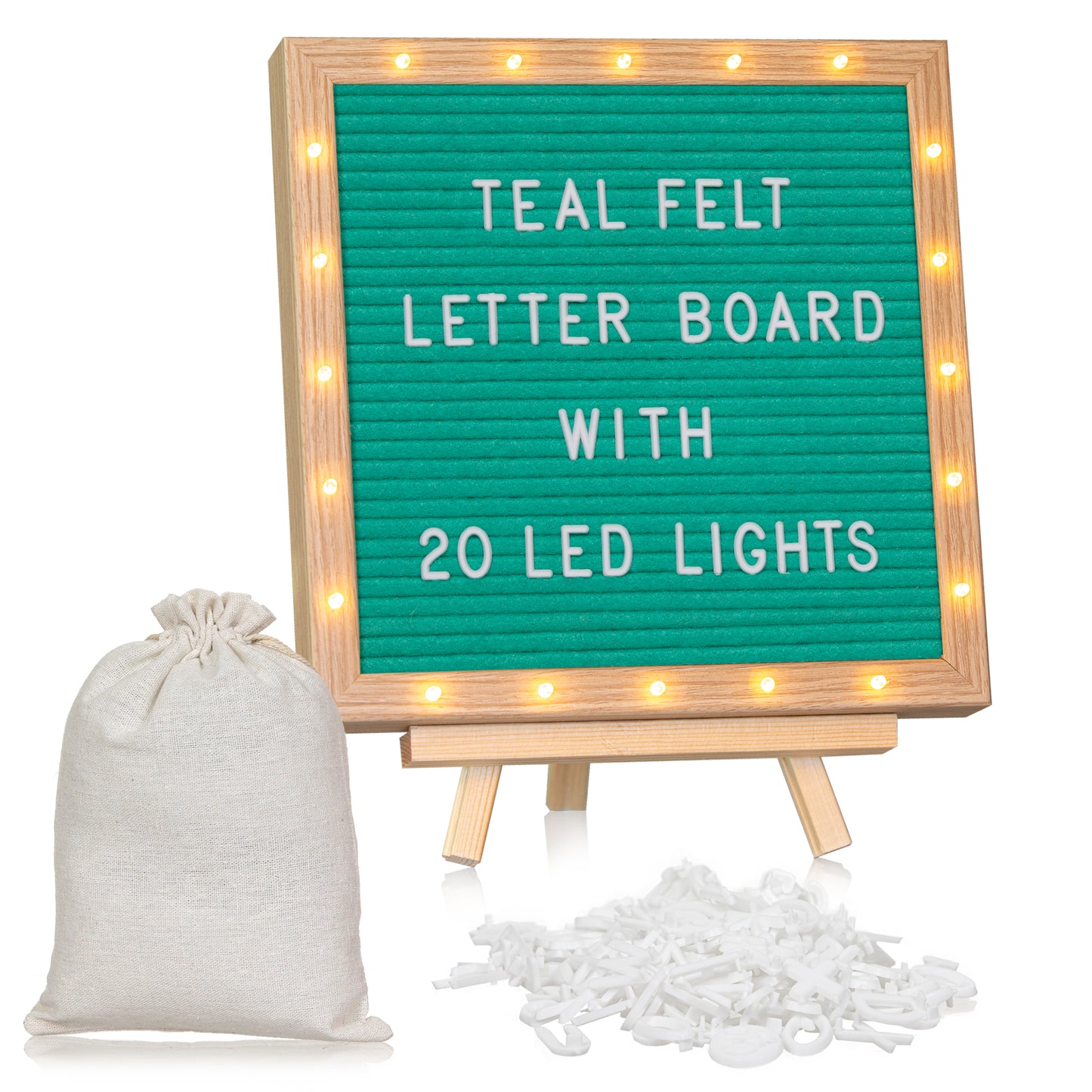 Ohana HomeWorks Felt Letter Boards with LED Lights